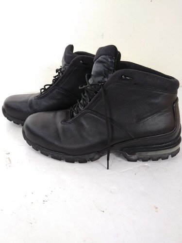 NIKE MEN'S BLACK BOOTS SIZE 13 306246-004 PREOWNED