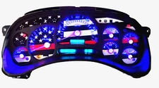 03 04 05 Silverado Escalade Sierra Avalanche PATRIOT CLUSTER GAS Red White Blue