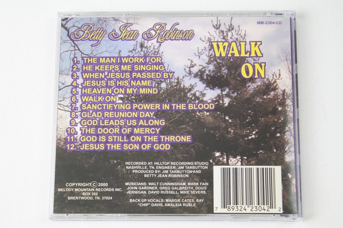 Betty Jean Robinson - Walk On - CD - 2000 - Imagen 3 de 3