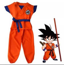 Anime Cos Son Goku Parent-child Performance Traning Costume Coat Pants Outfit