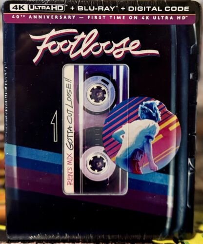 FOOTLOOSE (1984) 4K BR Digi 40th Anniversary STEELBOOK Limited Ed w/PROTECTOR