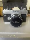 Canon Ftb Ql 35mm Slr Film Camera with 50mm F/1.8 Fast Prime Lens