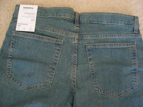 NWT boys youth size 20 adjustable waist straight leg jeans Sonoma Goods for Life - Picture 10 of 10