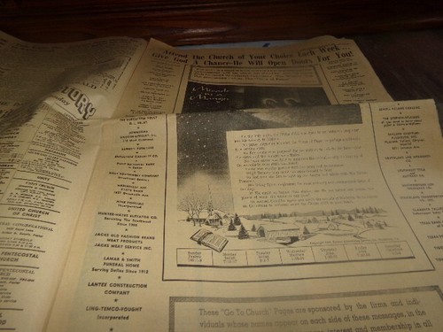 Lot 3 Vintage Dallas Times Herald Nuclear Submarine Sam Rayburn Vietnam Carrier - Picture 14 of 17