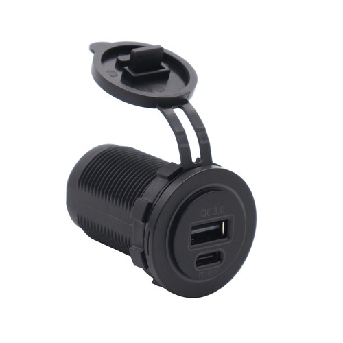 Chargeur de voiture USB 12V QC3.0 type C PD 45W charge rapide pour iPhone 15 14 13 ordinateur portable - Photo 9 sur 12
