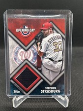 2021 Topps Opening Day #ODR-SS Stephen Strasburg Opening Day Relics Game-Used