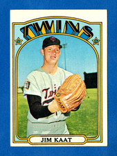 1972 TOPPS #709 JIM KAAT MINNESOTA TWINS HIGH NUMBER CARD -- EX+