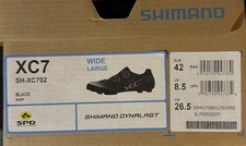 Imagen de Shimano SH-XC702 Dynalast Men's Cycling Shoes - BLACK NOIR us 8.5 eur 42