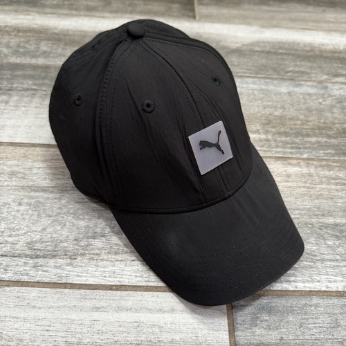 Puma schwarze Herren Stretch Fit Mütze Erwachsene Baseball Cap Größe L/XL bestickt hinten - Bild 10 von 10