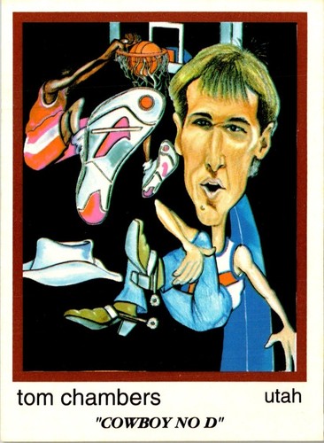 1993 First Amendment Publishing Skinnies Tom Chambers #79 Utah Jazz