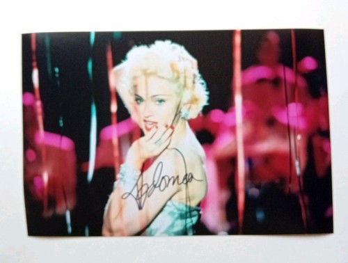 MADONNA original signiertes Foto superb signed 12x8 mit COA   - Bild 5 von 6