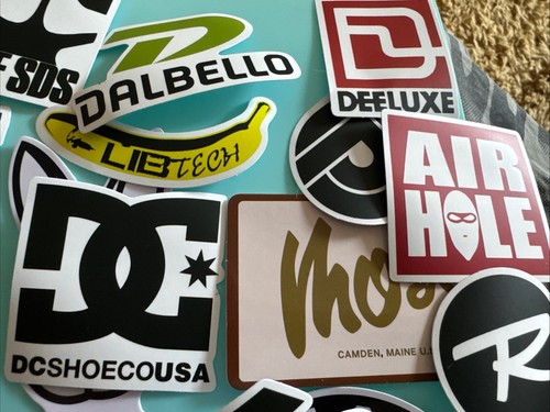 LOTE MIXTO DE 23 PEGATINAS PUBLICITARIAS LOGO DE LA EMPRESA SKI/OutdooDecals Letreros de Empresa - Imagen 4 de 5