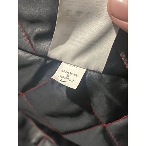 Nike Therma-Fit Culture of Football Scarf Print Bomber Jacket Medium - Picture 7 of 7