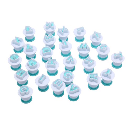 Cupcake Mold Cake Decorating Tools Alphabet Number Cookie Cutter Stamp Impre F❤J - Picture 11 of 15