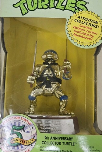 Teenage Mutant Ninja Turtles TMNT 5th Anniversary Collction Turtle Playmates - Picture 2 of 11