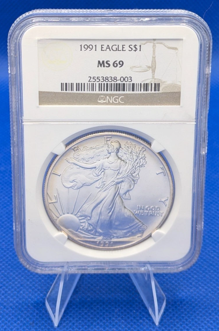 American Eagle PR 69 Graded 1991 Silver Bullion Coins for sale | eBay