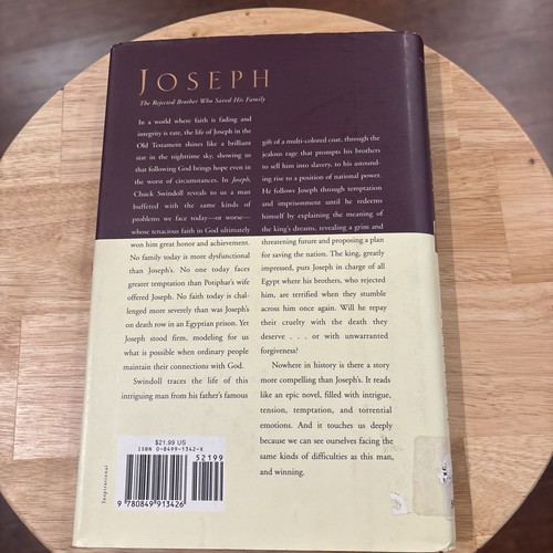 Joseph By Charles Swindoll HBDJ - Picture 3 of 13