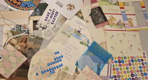 Ostern Journaling Scrapbooking Ephemera Paket 38 Papierstücke Vintage - aktuell - Bild 4 von 10