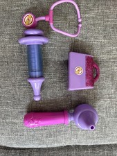 Doc McStuffins Replacement Medical Bag Small 5 Instruments And Bandaid Purple