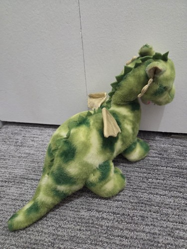 Aurora grüner Drache mit goldenen Flügeln Plüschtier 18 Zoll lang - Bild 2 von 6