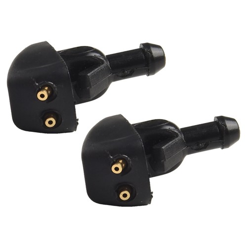 Brand New Right Front Left Nozzle 2Pcs Nozzle Black Car Exterior Exterior - Picture 12 of 12