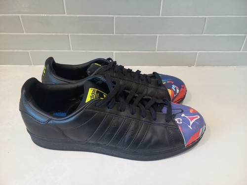 Todd James Pharrell Williams Adidas Superstar Supershell Mens US Size 10.5 UK 10 - Foto 2 di 17