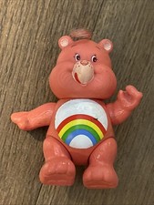 Vintage Care Bears Poseable Figure Cheer Bear 1983 Kenner Rainbow