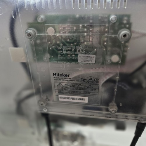 Hiteker 15" Prison Clear Monitor HK1598TR Hdmi Av Component Inputs Retro Gaming - Picture 12 of 16