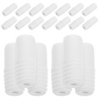 20pcs Mop Pole Threaded Tip Mop Handle Accessory Broom Pole End Tip Replacement 