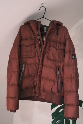Marina Yachting Men's Burgundy Nylon Puffer Down Jacket Size 52