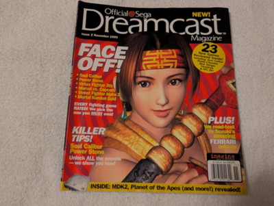 Official Sega Dreamcast magazine Issue #2 Nov 1999 NO demo disc!!