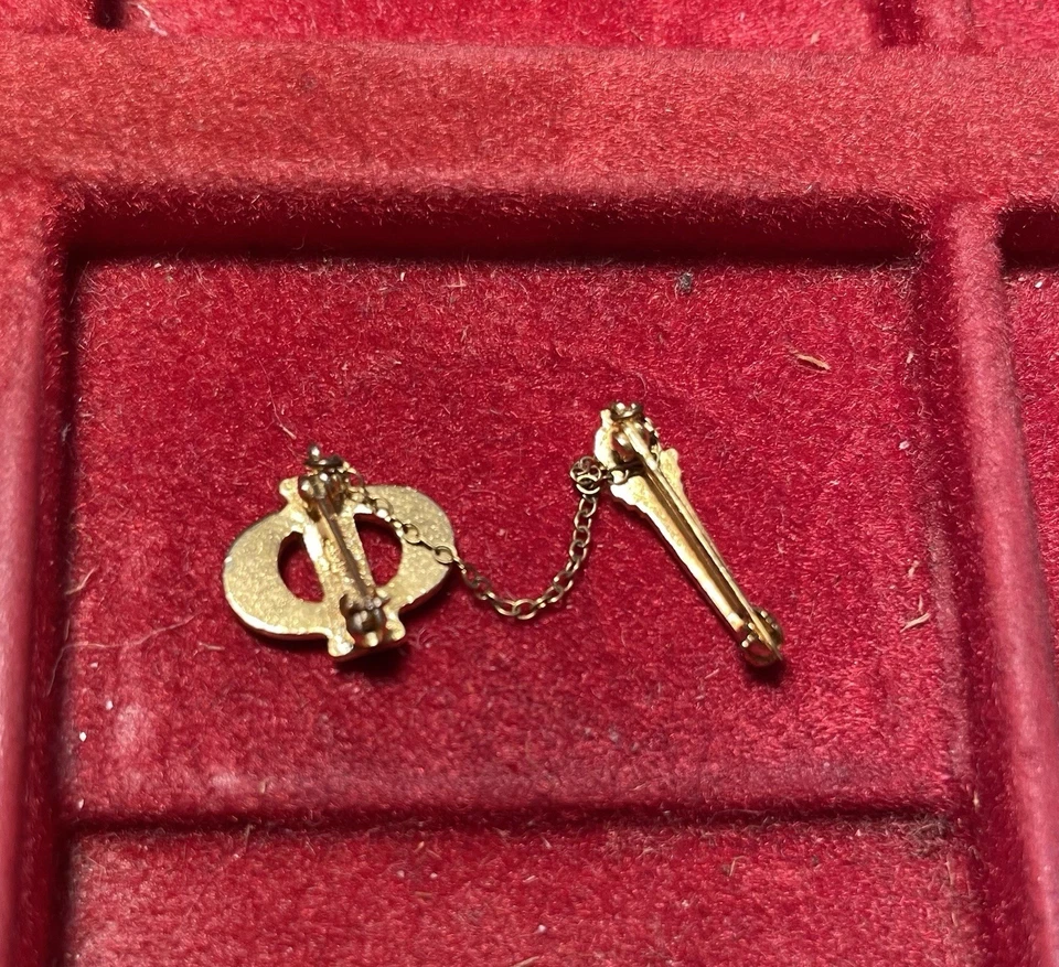 Beta Sigma Phi Exemplar Vintage Lapel Pin Tack sorority fraternity pledge p40 - Image 3 of 4