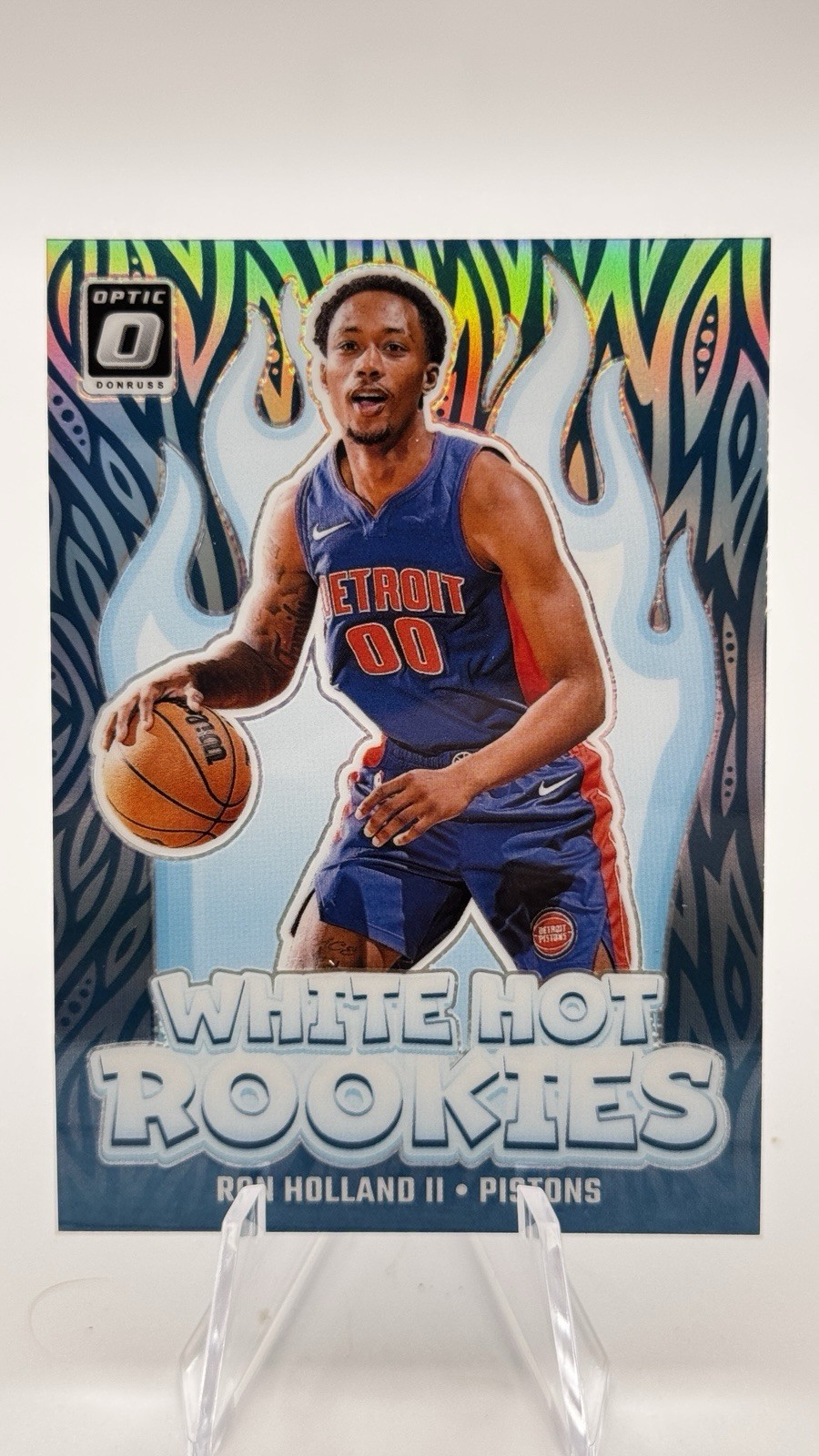 2024-25 Panini Donruss Optic - White Hot Rookies Ron Holland #1 Holo Prizm (RC)