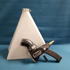 Vtg Central Pneumatic No.2138 Air Texture Gun W/ Funnel Untested As-Is