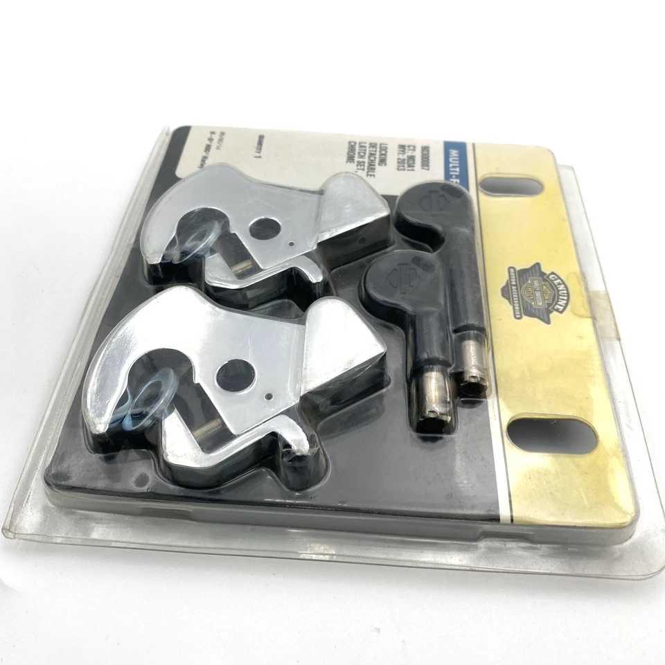 OEM Harley 90300087 Cromo Bloqueo Desmontable Sissy Bar Pestillo Touring Softail Foto 4 de 4