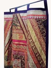 90" FESTIVE SEASON GIFT SARI DOOR DÉCOR CURTAIN DRAPE PANEL TAPESTRY VALANCE