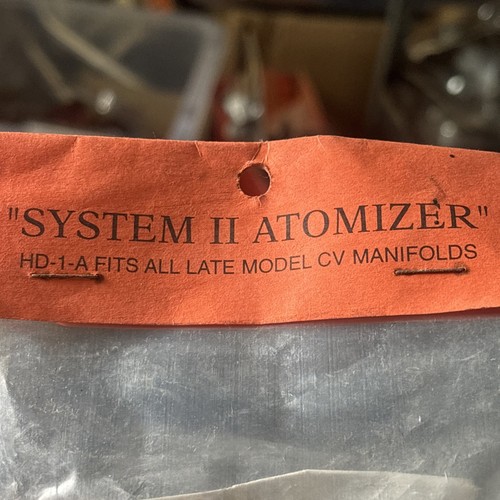 KIT ATOMIZZATORE HARLEY DAVIDSON SYSTEM II CV Collettori Carb mai usato - Foto 2 di 7