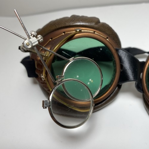 Steampunk Glasses, Ocular Loupe Costume Props Colored Frame Eyewear Eyeglasses - Picture 3 of 4