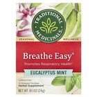 Breathe Easy®, Eucalyptus Mint, Caffeine Free, 16 Wrapped Tea Bags, 0.85 oz (24