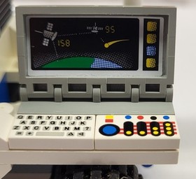 Lego 6453 Town: Space Port, Com-Link Cruiser, Complete w/ Instructions, No Box