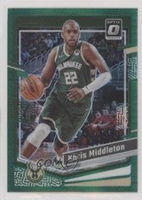 2023-24 Panini Donruss Optic Green Hyper Prizm Khris Middleton #11 1h1u