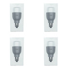 Xiaomi Yeelight Wireless LED WiFi Light Bulb (Color) 4 Pack 120 V-60 Hz YLDP03YL