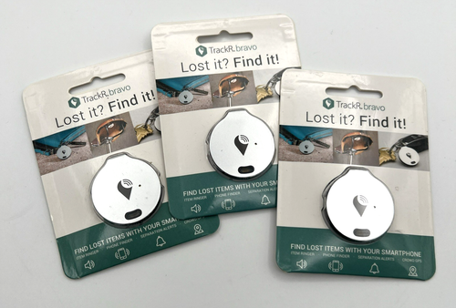 3 Stück TrackR Bravo GPS Bluetooth Ortungsgerät Android oder Apple Neu