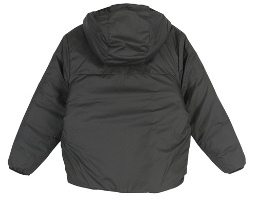THE NORTH FACE Boy Jacket XS Black Reversible Insulated Hooded Full Zip Puffer - Picture 5 of 13
