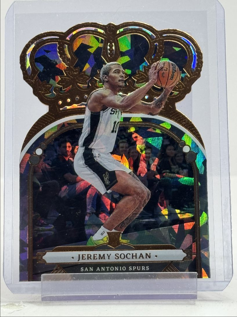 JEREMY SOCHAN 2022-23 CROWN ROYALE ROOKIE CRYSTAL DIE CUT #53 RC Q3641