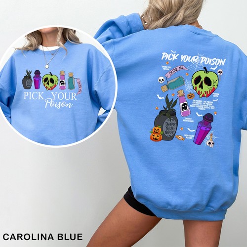 Pick Your Poison Sweatshirt, Disney Family Sweat, Disney Villain Hoodie, 203321 - Picture 11 of 23