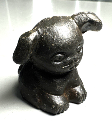 #ad #ad Vintage Griswold Pup Puppy Dog Cast Iron Paperweight Advertising Figure $16.85