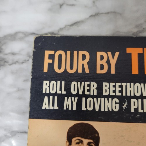 THE BEATLES “FOUR BY THE BEATLES” US 1964 CAPITOL EAP1-2121 45 RPM Lot 2 READ - Picture 3 of 24