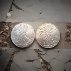 Three SILVER EAGLE 1oz Coins Beautiful Uncirculated Mint Condition Nice