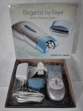 RARE Retro NIB Y2K Sharper Image Emjoi Elegance Tweezer cordless rechargeable 